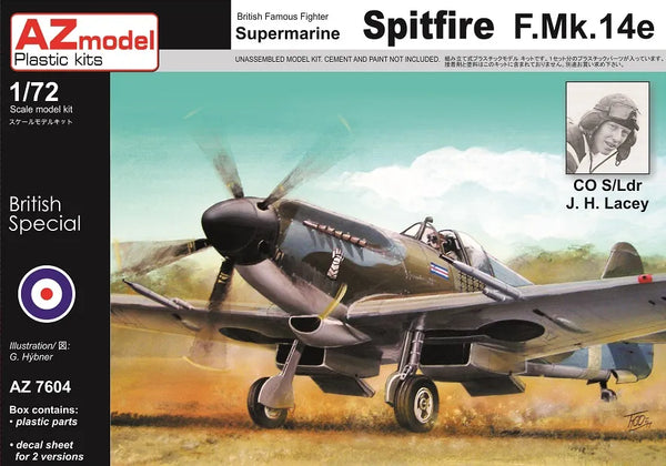 1/72 Spitfire F.Mk. 14e J.H. Lacey 3 50.00 26.39 Plastic Model Kit [AZ7604]