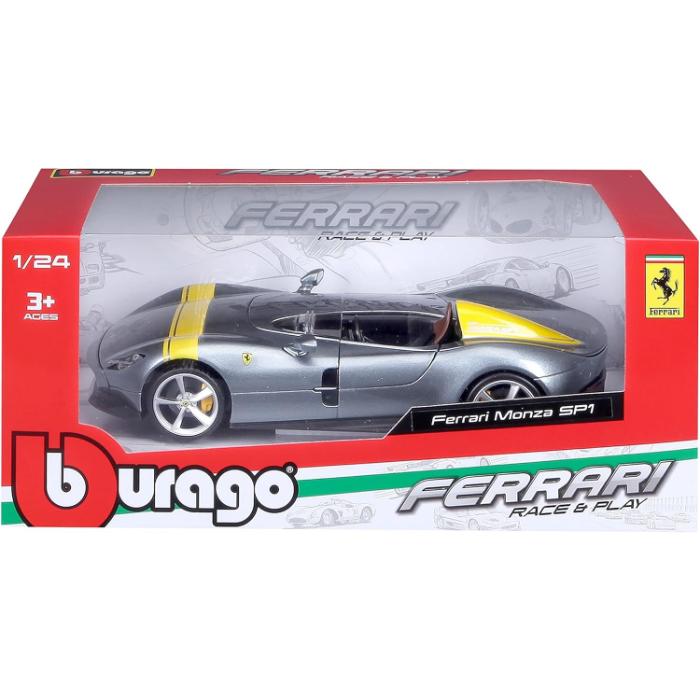 1/24 2021 Ferrari Monza SP1 Icona Ltd Series Car Silver