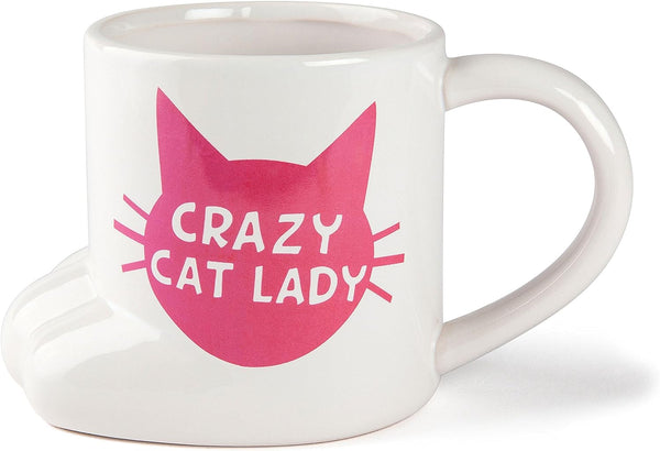 Oversized Crazy Cat Lady's Paw Mug