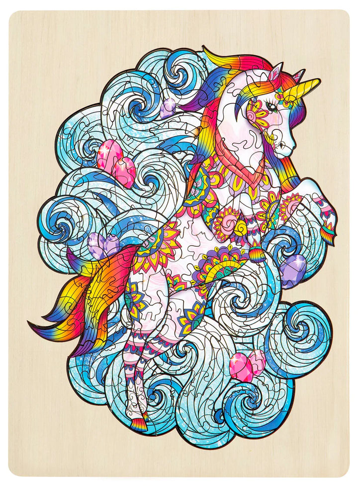 129pc Unicorn Wooden Jigsaw Puzzle_1