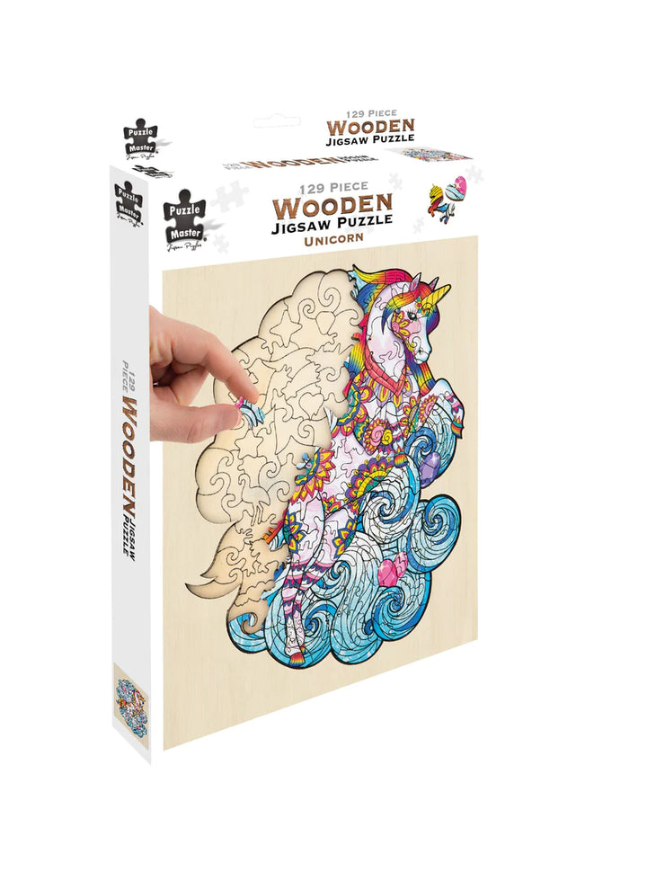 129pc Unicorn Wooden Jigsaw Puzzle_2