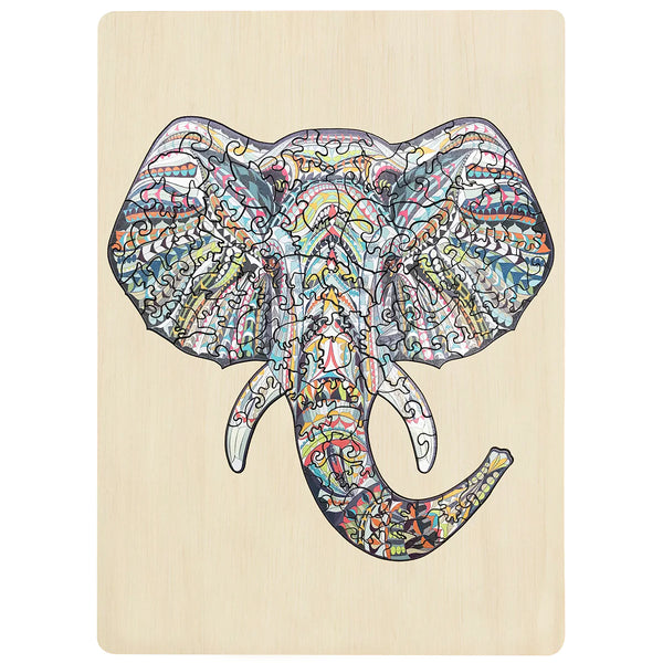 137pc Wooden Jigsaw Puzzle - Elephant_1