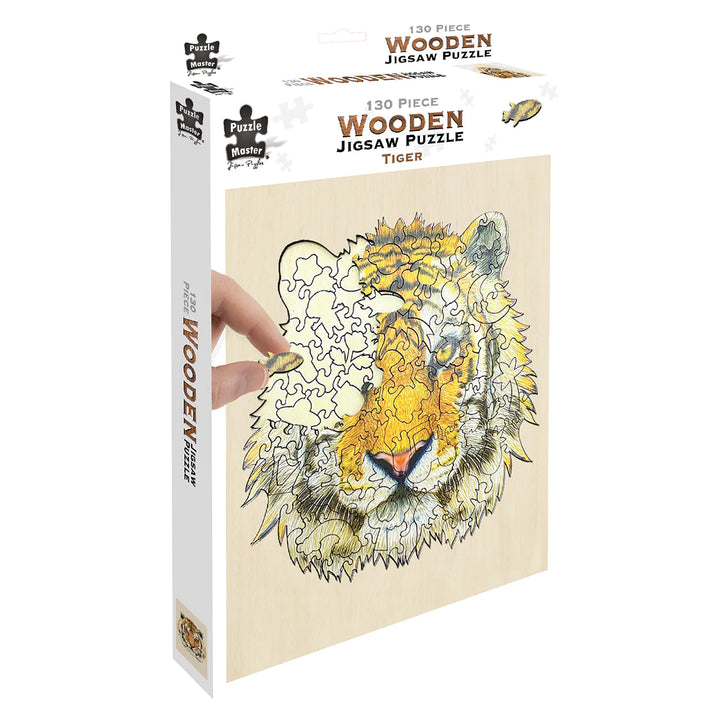 130pc Tiger 2 Wooden Jigsaw Puzzle_1