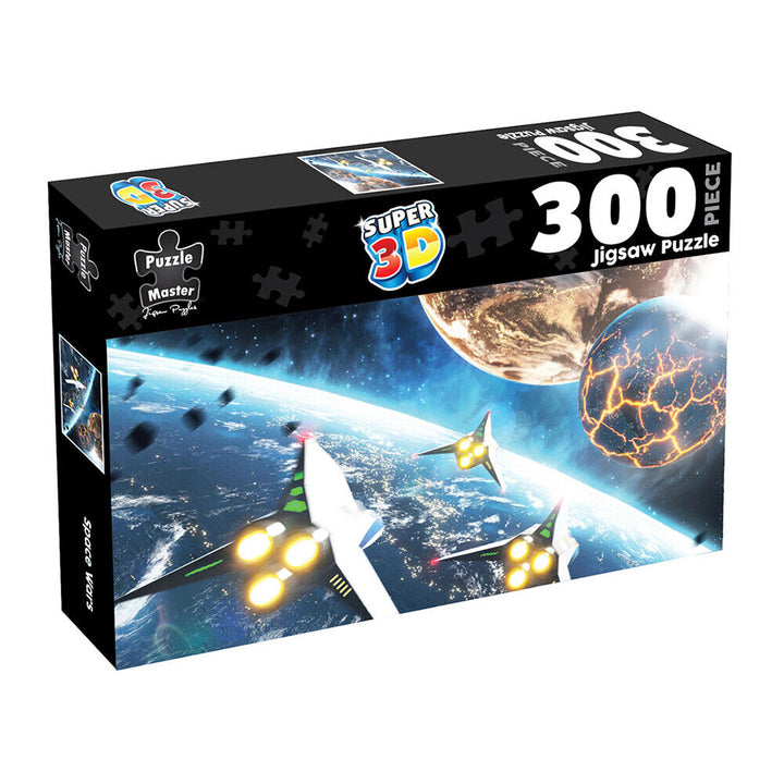 300pc Super 3D Jigsaw Puzzle - Space Wars