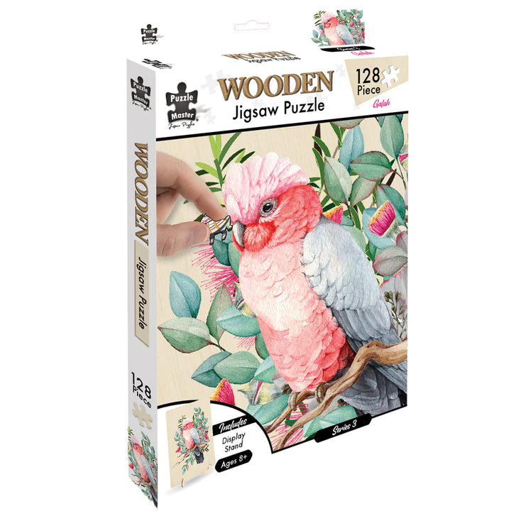 128pc Wooden Jigsaw Puzzle - Galah_2