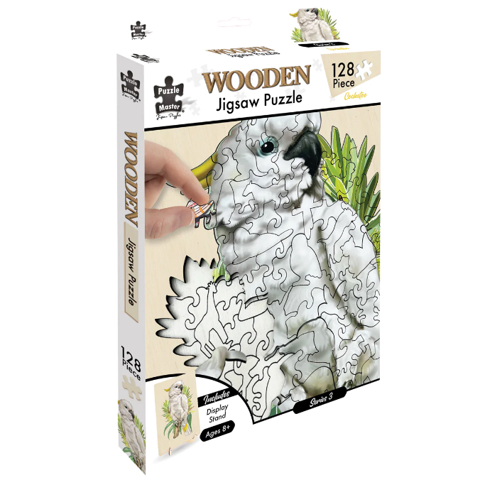 128pc Wooden Jigsaw Puzzle - Cockatoo_2