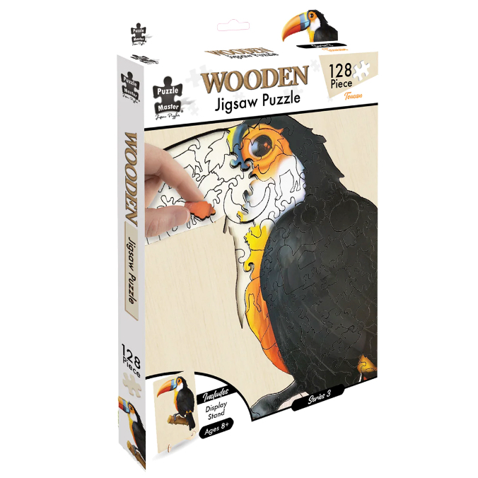 128pc Wooden Jigsaw Puzzle - Toucan_2