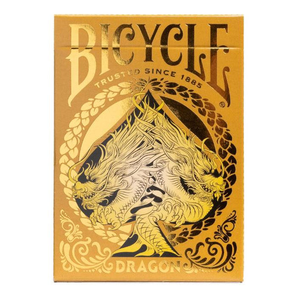 Gold Dragon Playing Cards