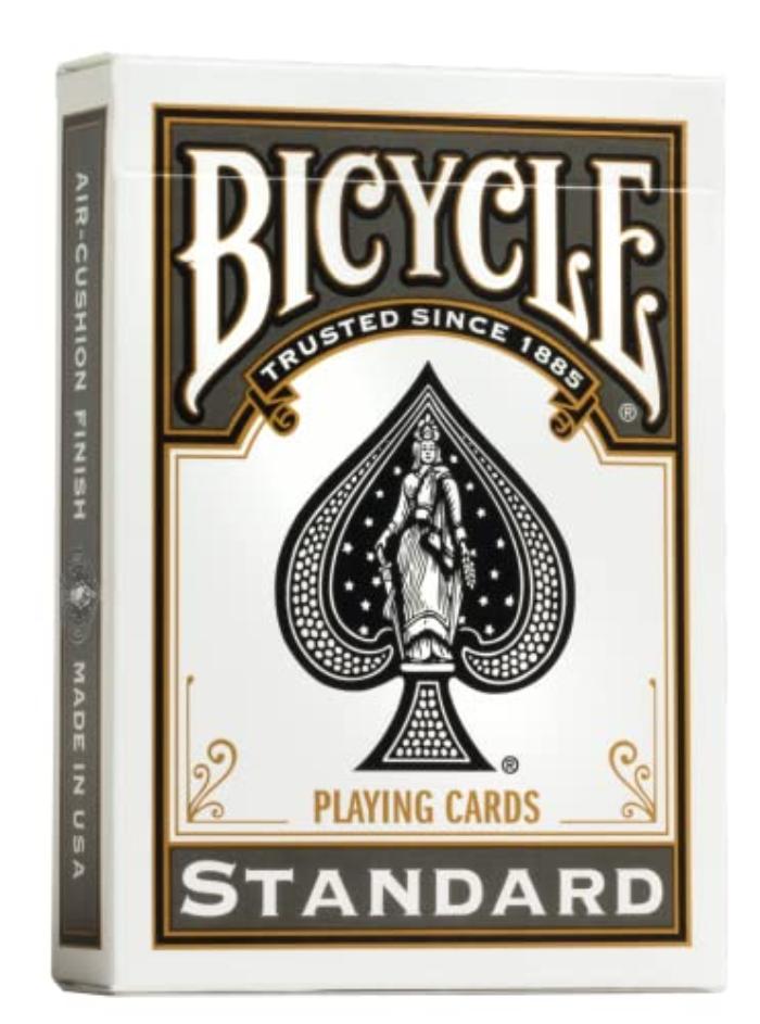 Bicycle Standard Playing Cards Rider Back Black