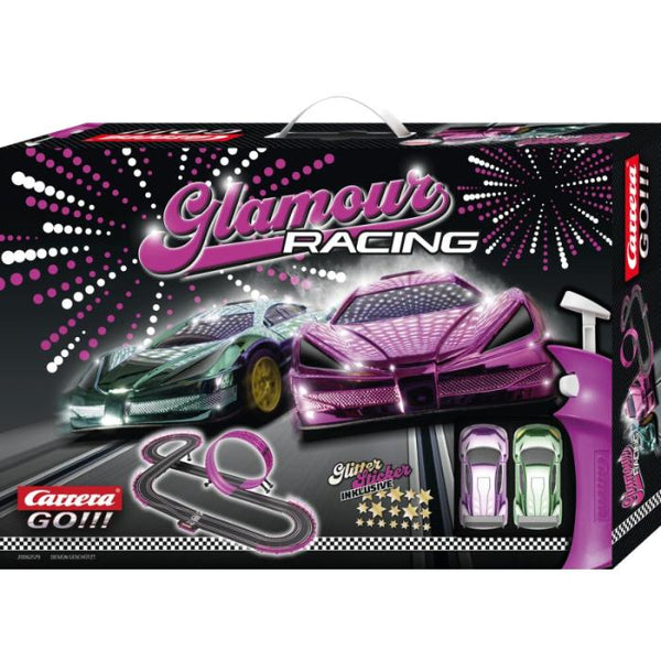 1/43 Carrera Go!!! Glamour Racing Slot Car Set