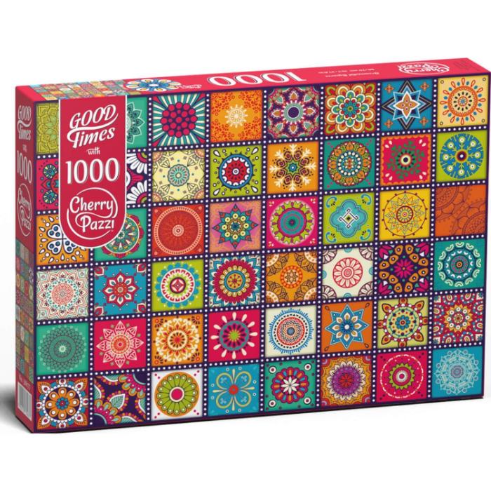 1000pc Ornamental Squares Jigsaw Puzzle