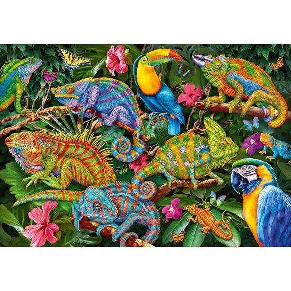 2000pc Amazing Chameleons Jigsaw Puzzle