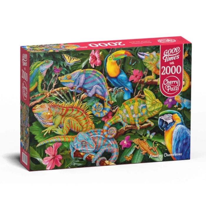 2000pc Amazing Chameleons Jigsaw Puzzle