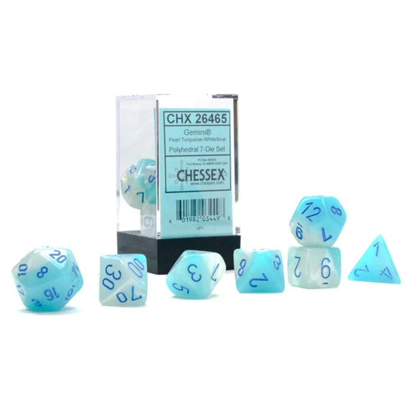 Vortex 7-Die Dice Set (Solar/White)