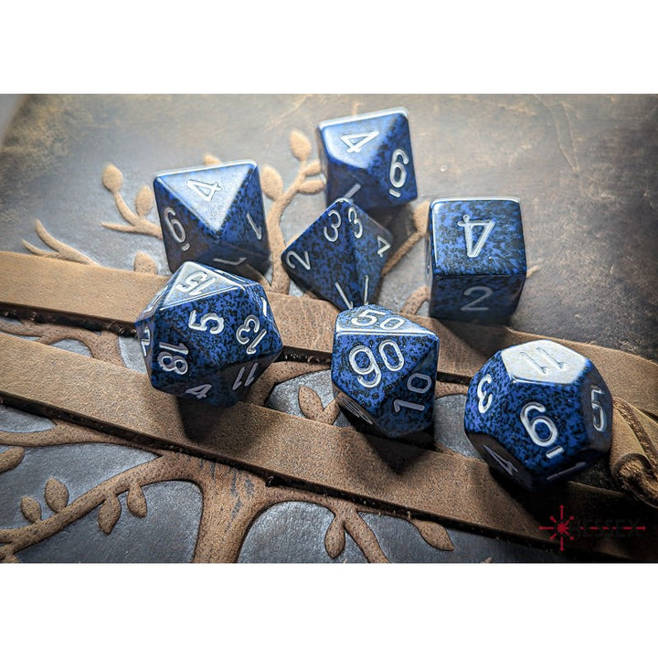 Speckled Polyhedral Stealth 7-Die Set_5