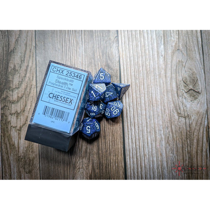 Speckled Polyhedral Stealth 7-Die Set_4