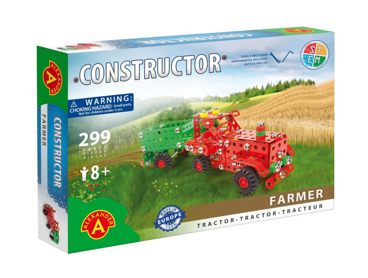 299pc Farmer Tractor Constructor Kit_2