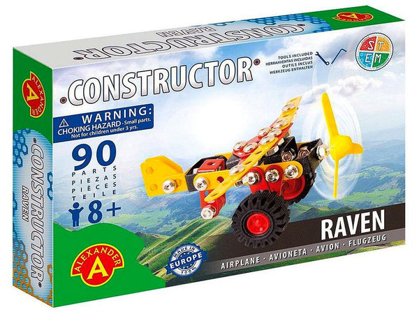 90pc Raven Airplane Constructor Kit