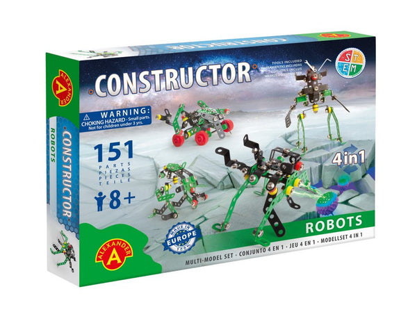 151pc Robots 4-In-1 Constructor Kit