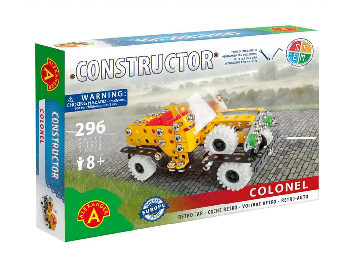 296pc Colonel Retro Car Constructor Kit_2