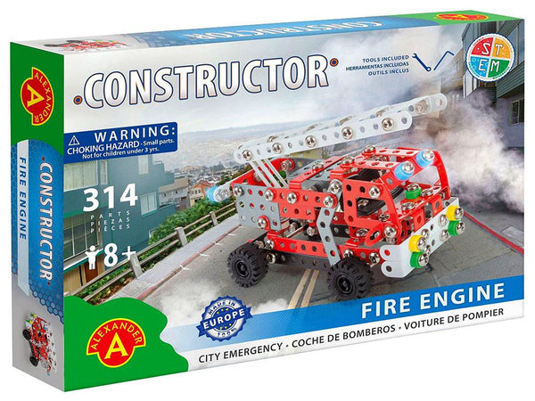 314pc Fire Engine City Emergency Constructor Kit