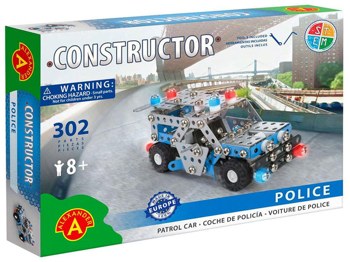 302pc Police Patrol Car Constructor Kit