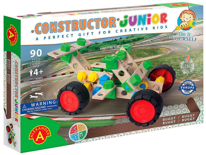 90pc Junior Buggy 3-in-1 Constructor Kit