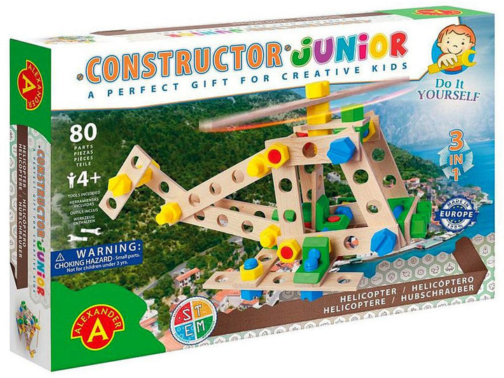 80pc Junior Helicopter Constructor Kit