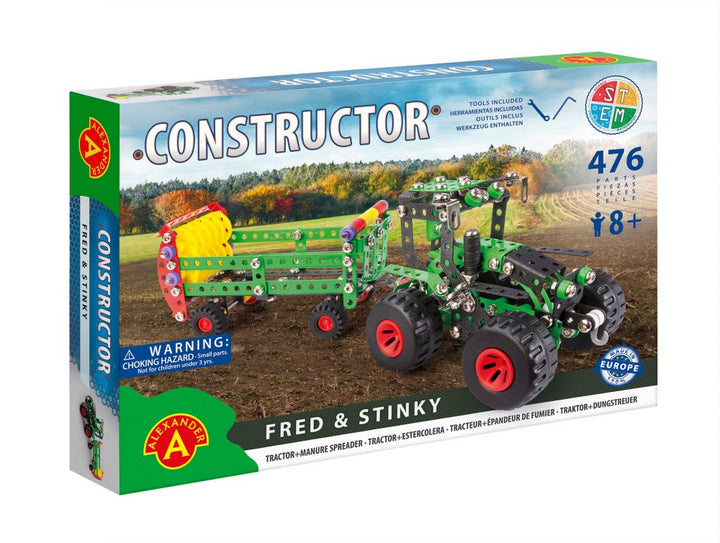 476pc Fred & Stinky Tractor Set Constructor Kit_2