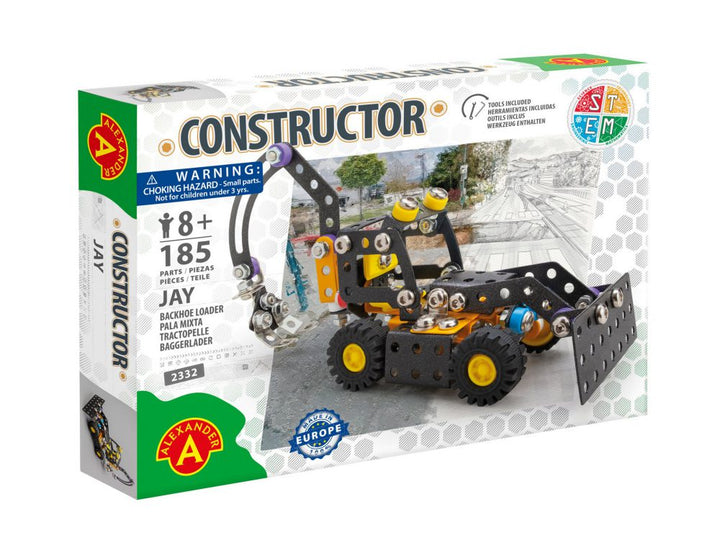 185pc Jay Backhoe Loader Constructor Kit_2