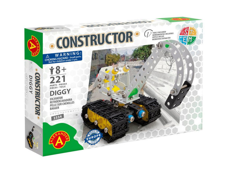 221pc Diggy Excavator Constructor Kit_2