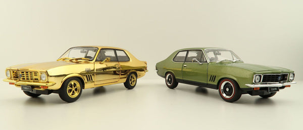 1/24 50th Anniversary Twin Set 1972 LJ Torana - Green LJ GTR - Gold LJ GTR XU1