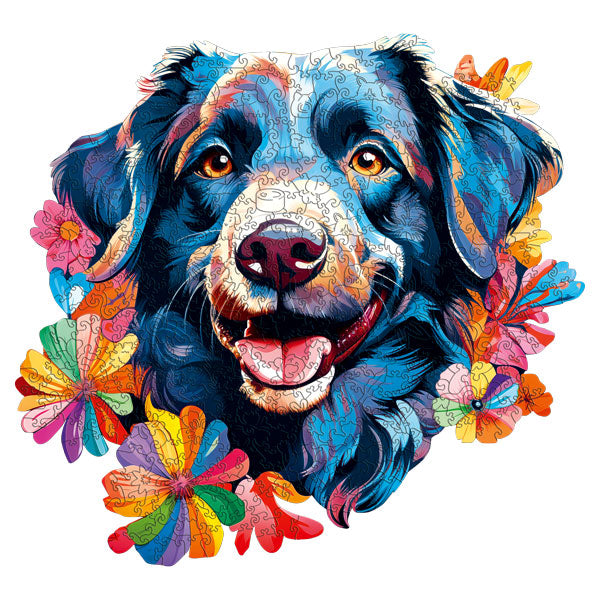 200pc Dog Wooden Jigsaw Puzzle