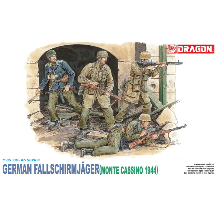 image1_1/35 Fallschirmjager Monte Cassino 1944 Plastic Model Kit