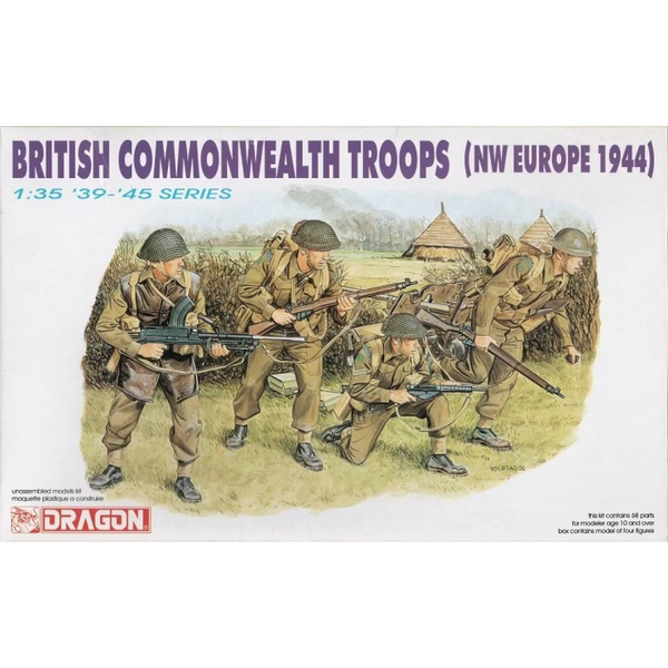 1/35 British Commonwealth Troops (NW Europe 1944) Plastic Model Kit