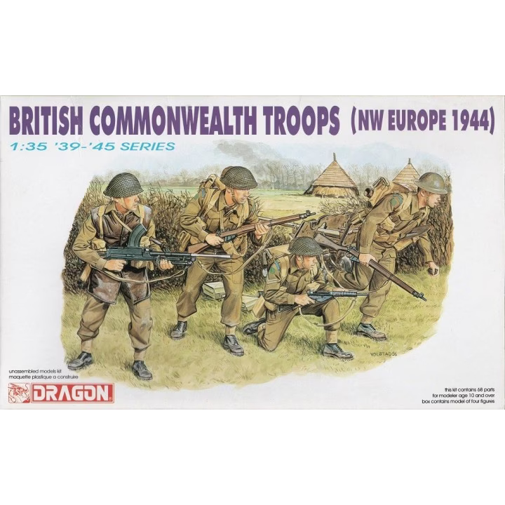 1/35 British Commonwealth Troops (NW Europe 1944) Plastic Model Kit