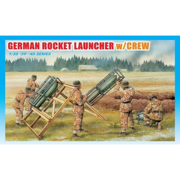 1/35 German Rocket Launcher with Crew Plastic Model Kit