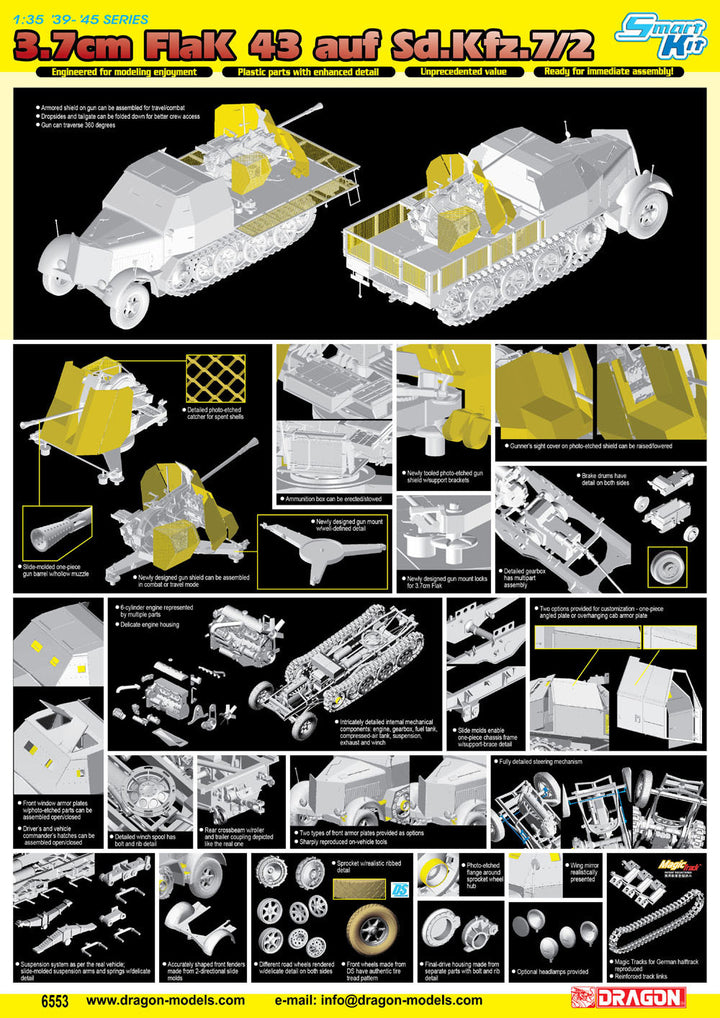 image2_1/35 3.7cm FlaK 43 auf Sd.Kfz.7/2 (Smart Kit)