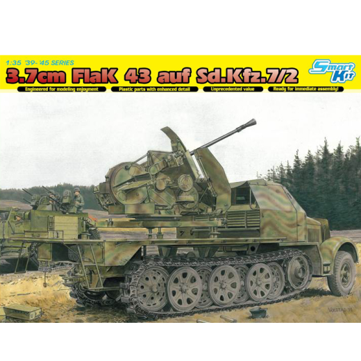 image1_1/35 3.7cm FlaK 43 auf Sd.Kfz.7/2 (Smart Kit)