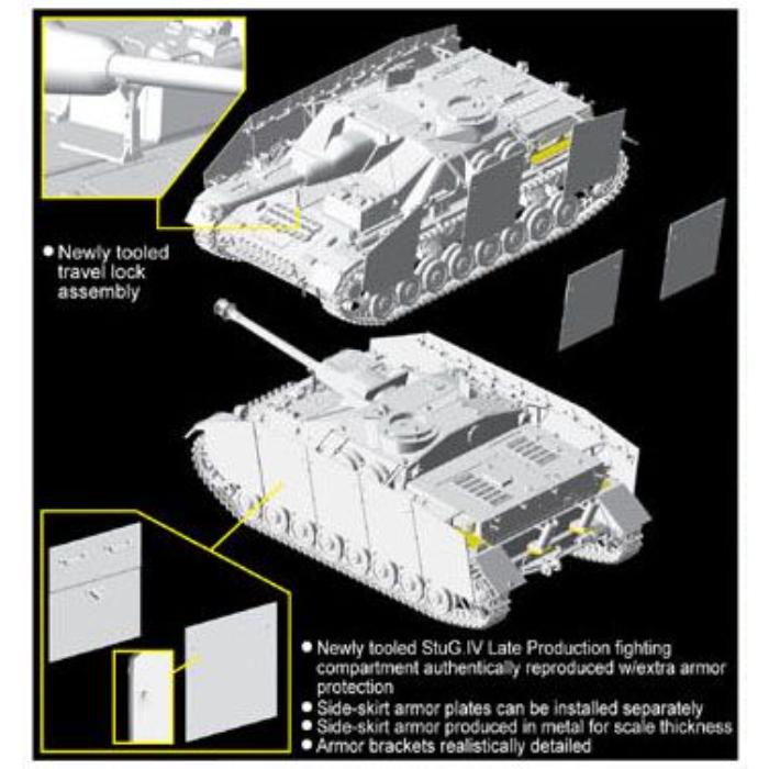 Dragon 6612 1/35 Sd.Kfz.167 StuG.IV LATE PRODUCTION SMART KIT