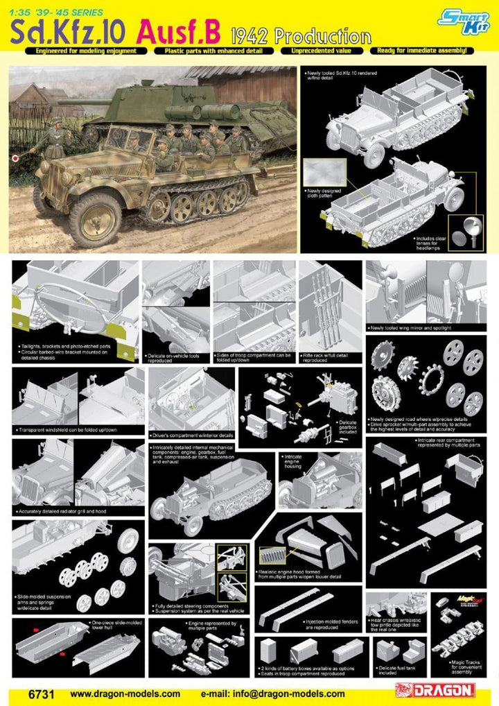 image1_1/35 Sd.Kfz.10 Ausf.B 1942 Production (Smart Kit)