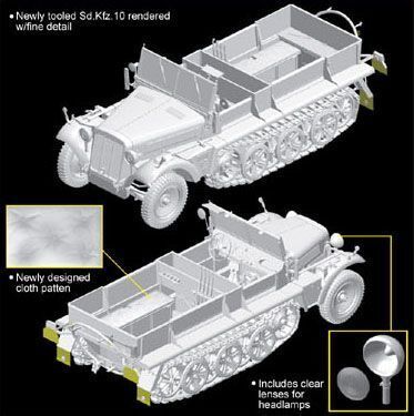 image2_1/35 Sd.Kfz.10 Ausf.B 1942 Production (Smart Kit)