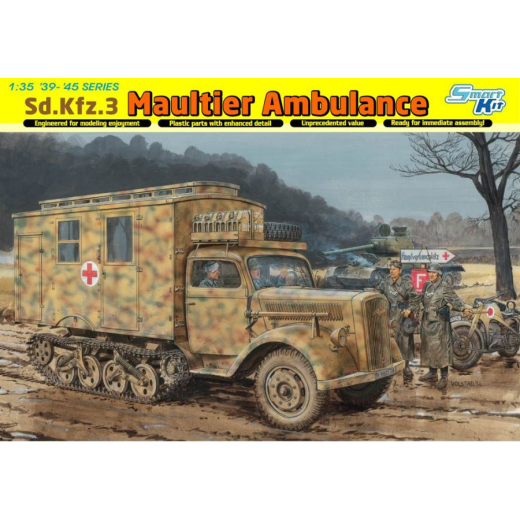 image1_1/35 Sd.Kfz.3 Maultier Ambulance Plastic Model Kit