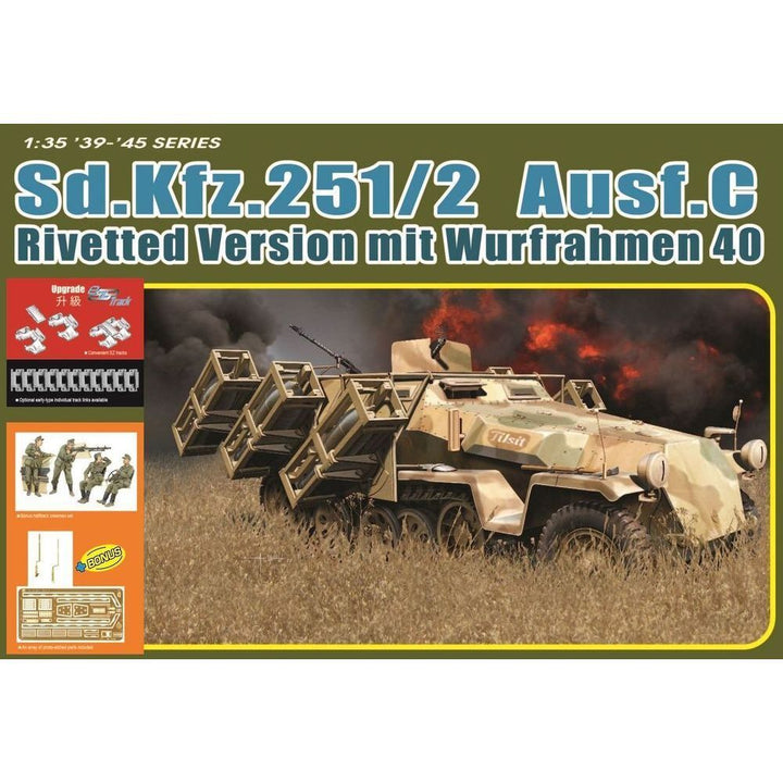 image1_1/35 Sd.Kfz.251 Ausf.C Rivetted Version mit Wurfrahmen 40 Plastic Model Kit