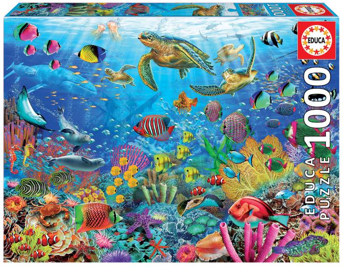 1000pc Tropical Fantasy Turtles Puzzle