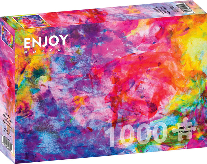 1000pc Colourful Abstract Oil Painting Jigsaw Puzzle