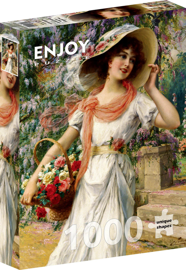 1000pc Emile Vernon: The Flower Garden Jigsaw Puzzle