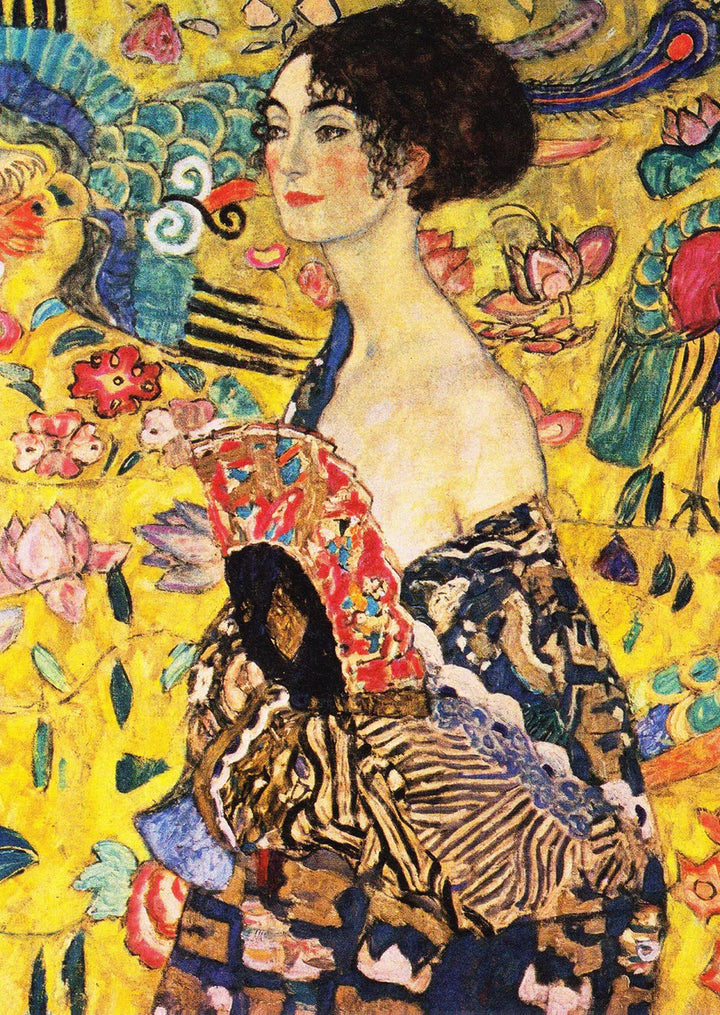 1000pc Gustav Klimt: Lady with a Fan Jigsaw Puzzle