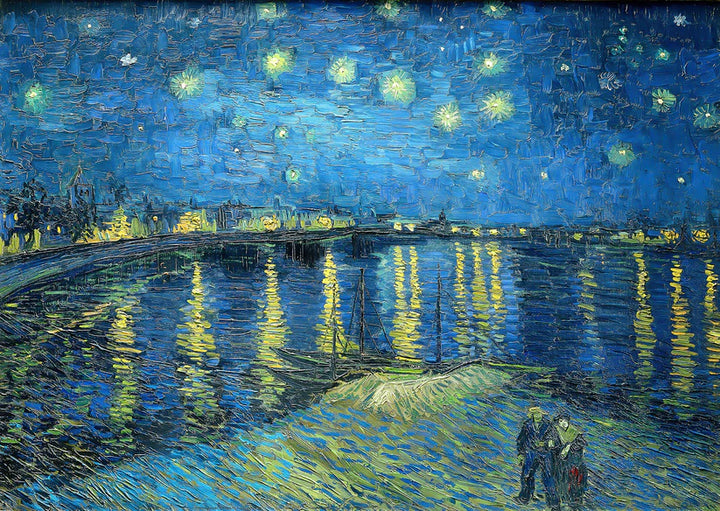 1000pc Vincent Van Gogh: Starry Night Over Rhone Jigsaw Puzzle