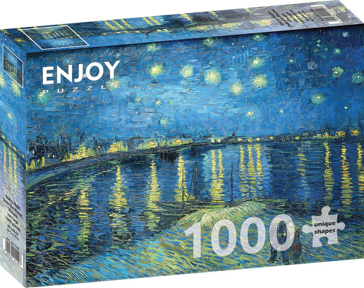 1000pc Vincent Van Gogh: Starry Night Over Rhone Jigsaw Puzzle